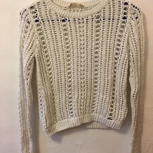 See through knit sweater ( beach sweater)
